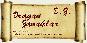Dragan Zamaklar vizit kartica